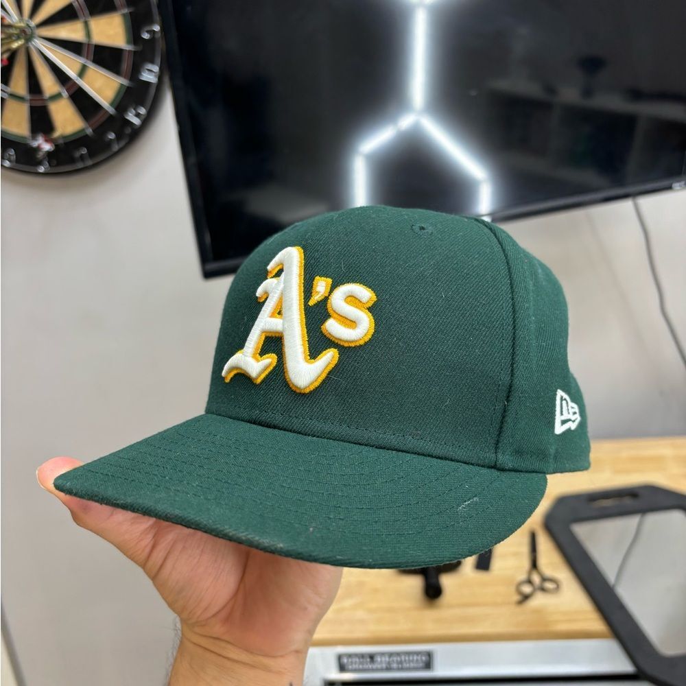 New Era Oakland Athletics A's Fitted Hat Cap Size  7 1/4 57.7cm